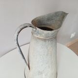 Antique zinc water pitcher