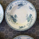 Sarreguemine soup plates