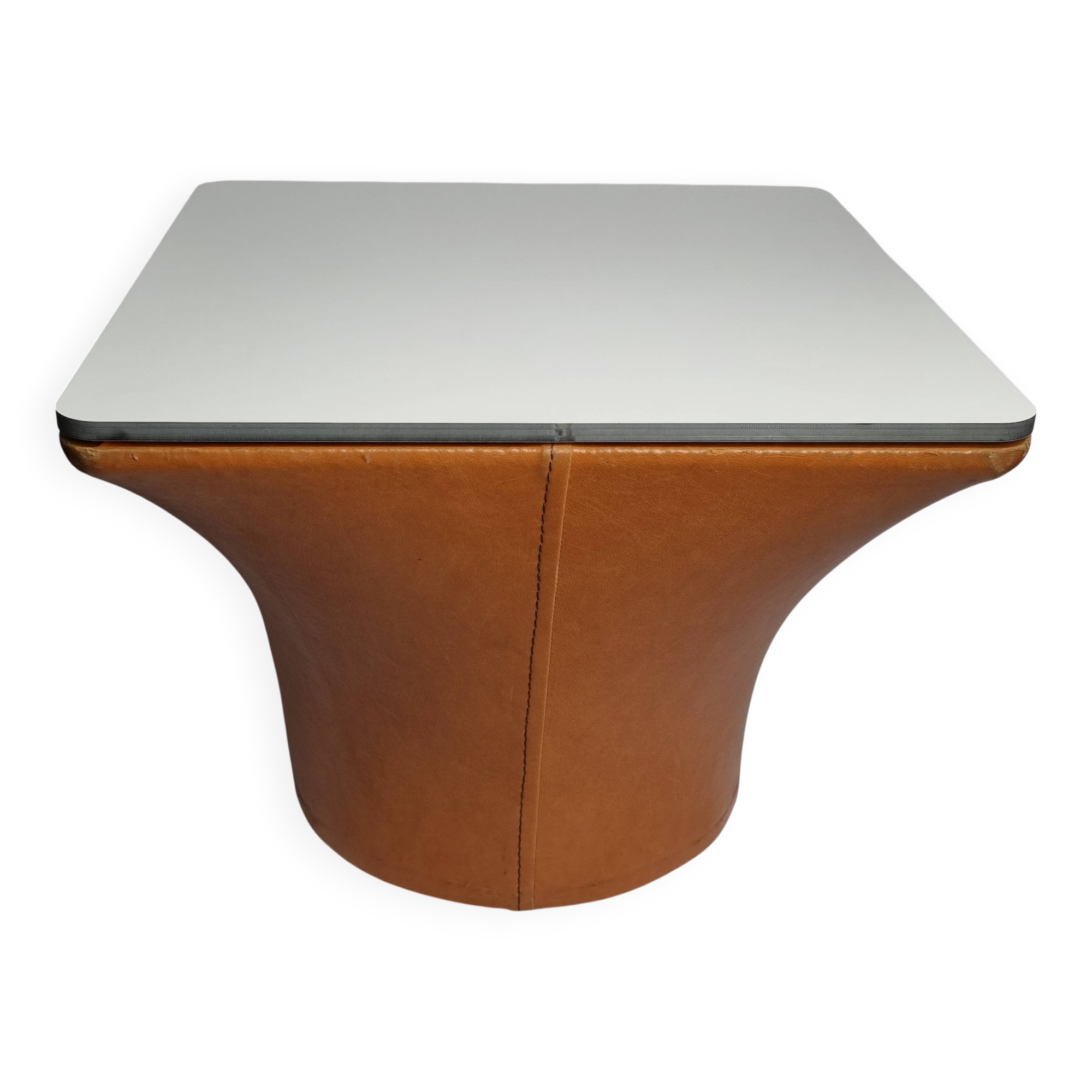 Space Age Mushroom Coffee Table, Vintage 60s Design, 48cm