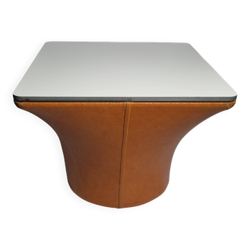 Table basse Space Age Mushroom, design vintage des années 60, 48 cm