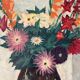 Bouquet of flowers, oil on canvas signed Robert Rodrigue
