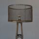 Pair of vintage industrial style metal lampposts