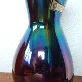 Verceram vase in two-tone ceramic