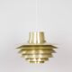Suspension vintage danoise XL Vérone par Svend Middelboe, Nordisk Solar, 1962