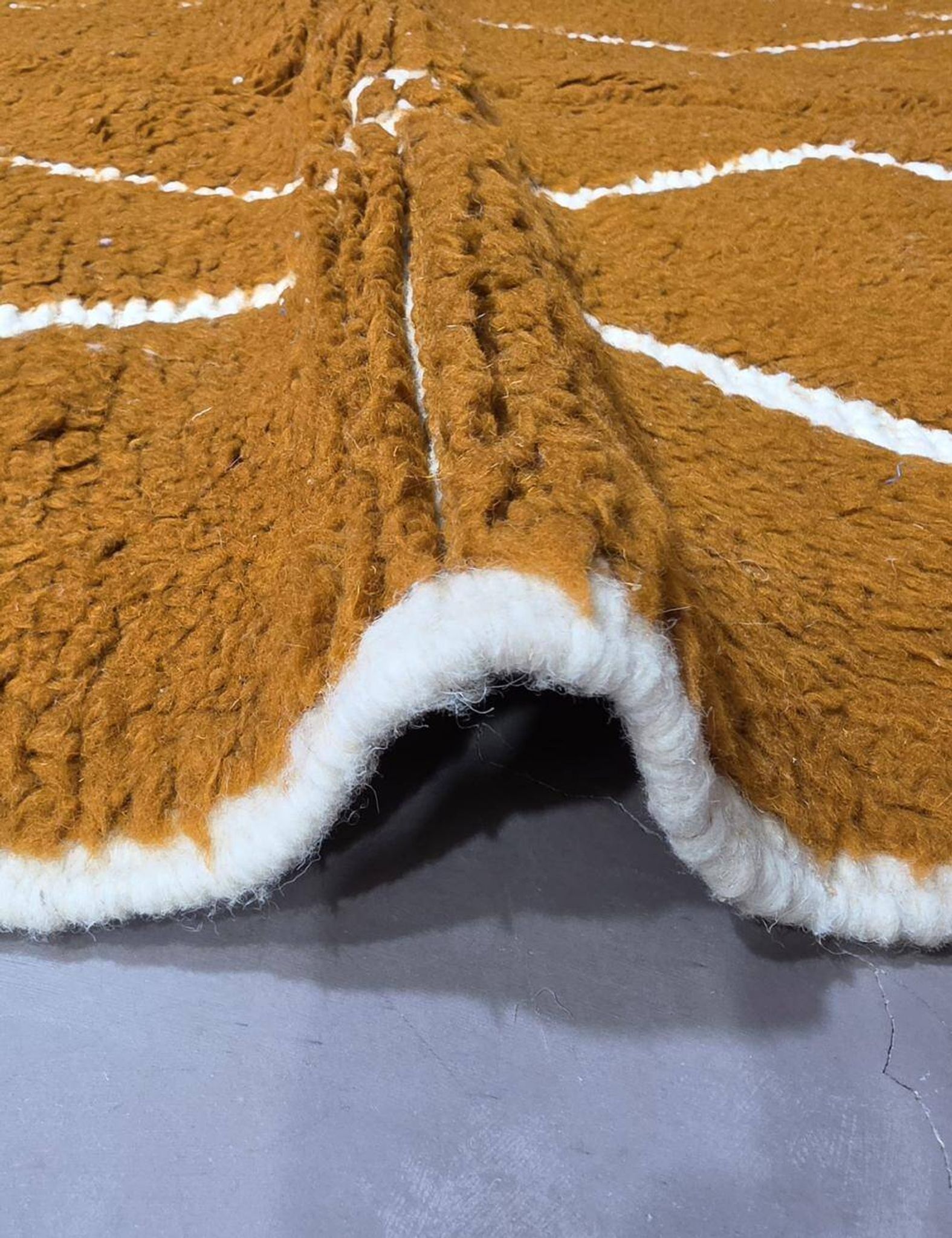 Tapis Jaune Moutarde - 156 x 125 cm