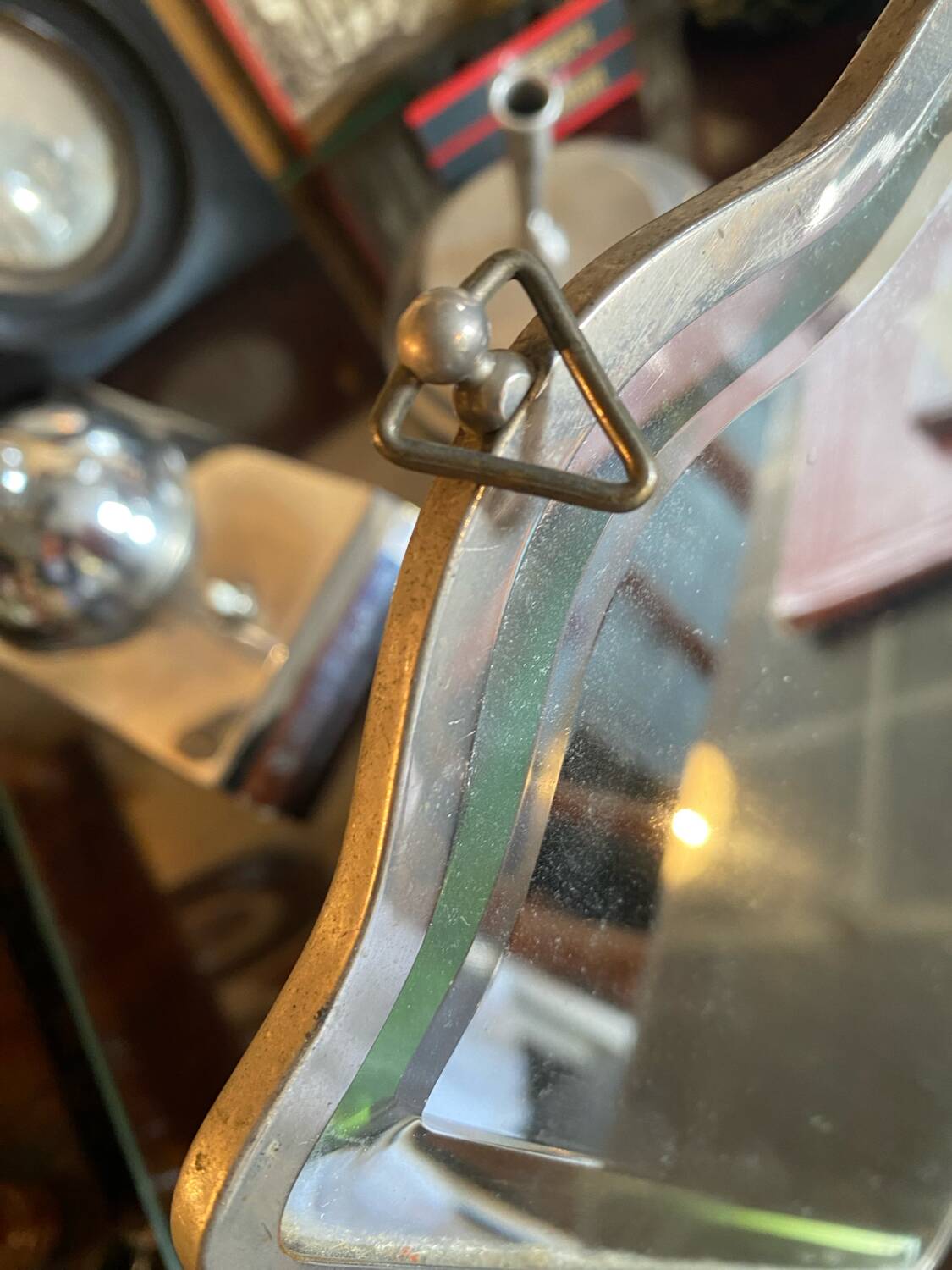 Miroir de barbier biseauté