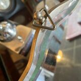 Beveled barber mirror
