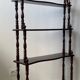 Library - turned wooden shelf