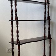 Library - turned wooden shelf