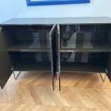 Console silvera laqué marron