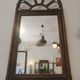 Vintage bamboo and rattan mirror 70, 100x50cm