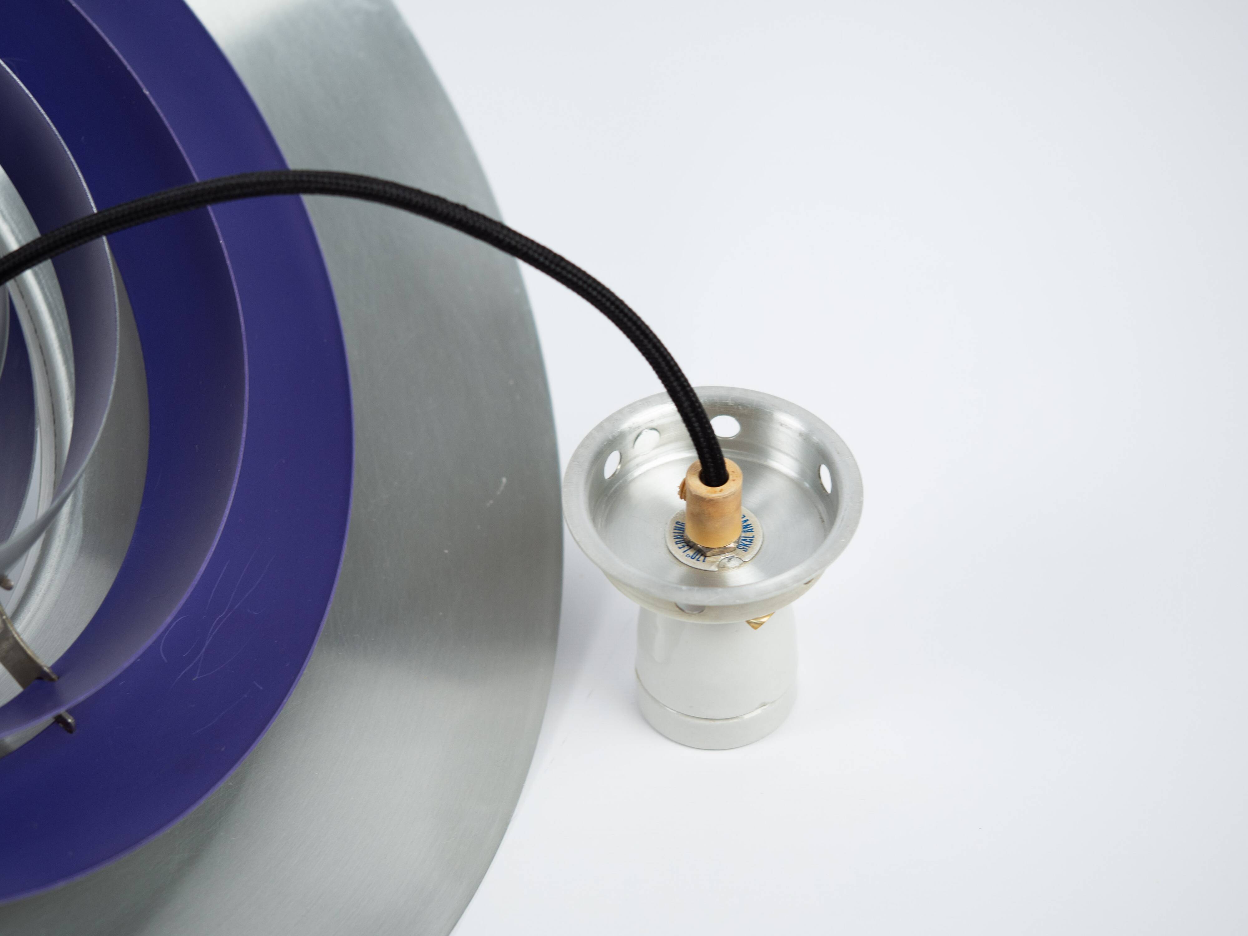 Vintage Danish pendant lamp P376 by Fabricius and Kastholm. Nordisk Solar,