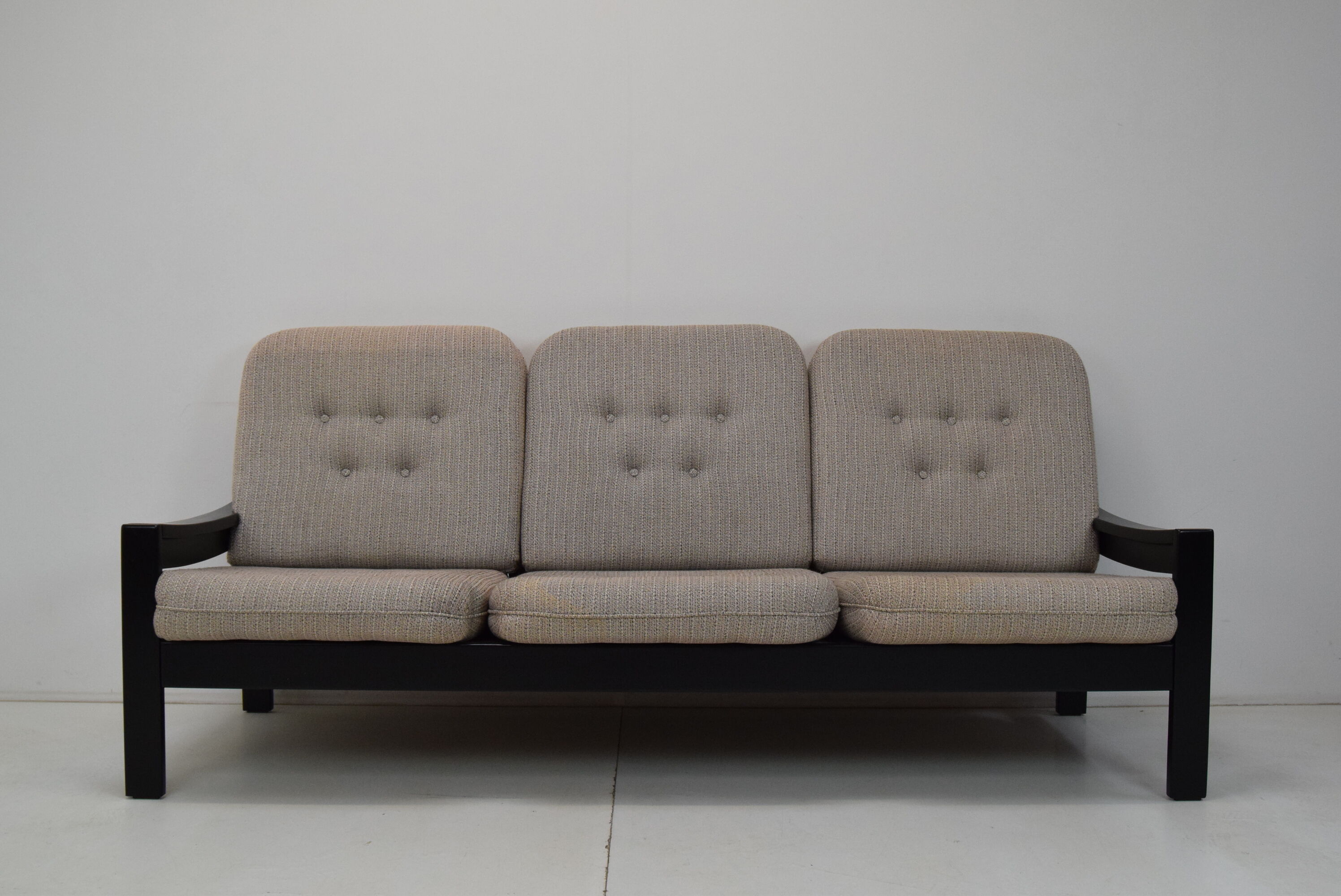 Three seater sofa/leda lux,1980's.