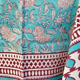 Indian tablecloth blockprint / 150x220cm
