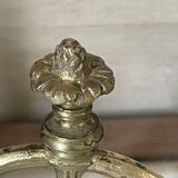 Pair of 19th century bronze candlesticks