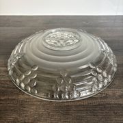 Vintage Art Deco pressed glass plate