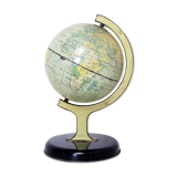 Vintage all-metal world map
