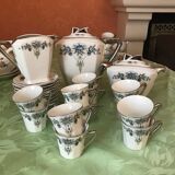 Fine porcelain coffee set "SIP France"