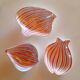 Alessio Tasca striped bowls, 1960.