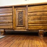 Sideboard, sideboard, wood and marble