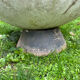 Old planter, pedestal basin in fibrociment by Willy Guillaume.