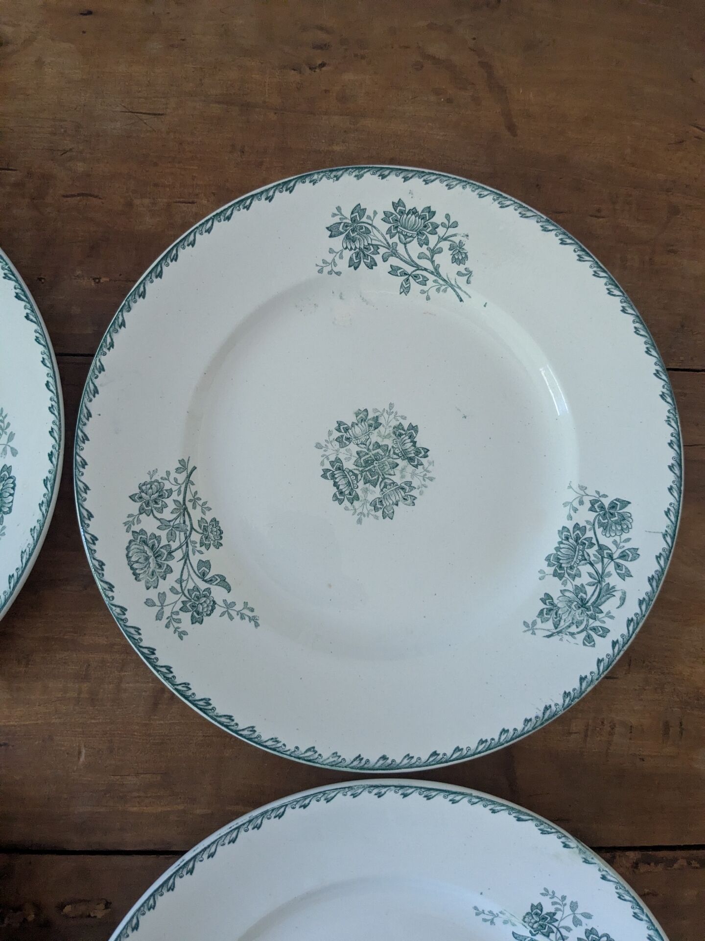 Assiettes plates Saint Amand Richelieu