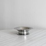 Silver-plated shell butter dish