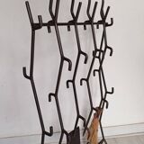 Brutalist fireplace mantel