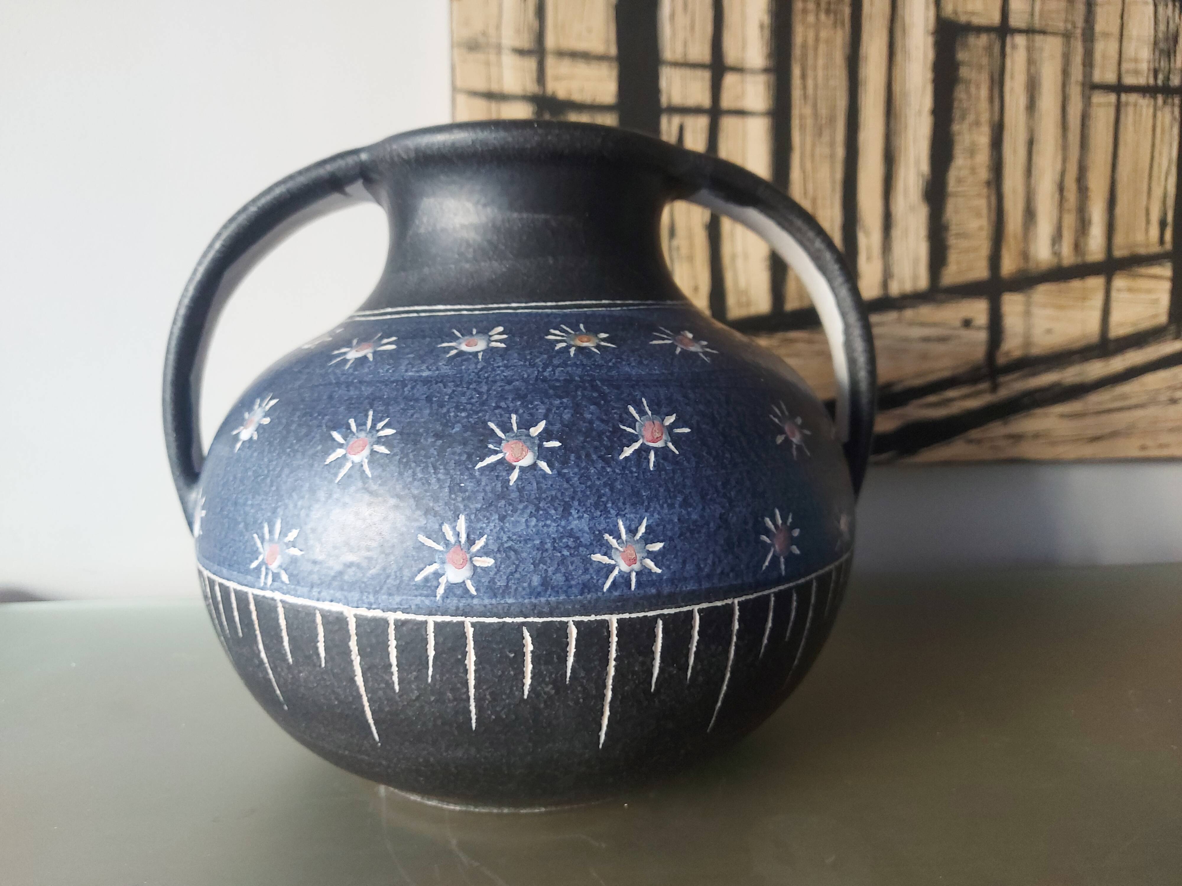 Italian ceramic vase Ita-lica Ars