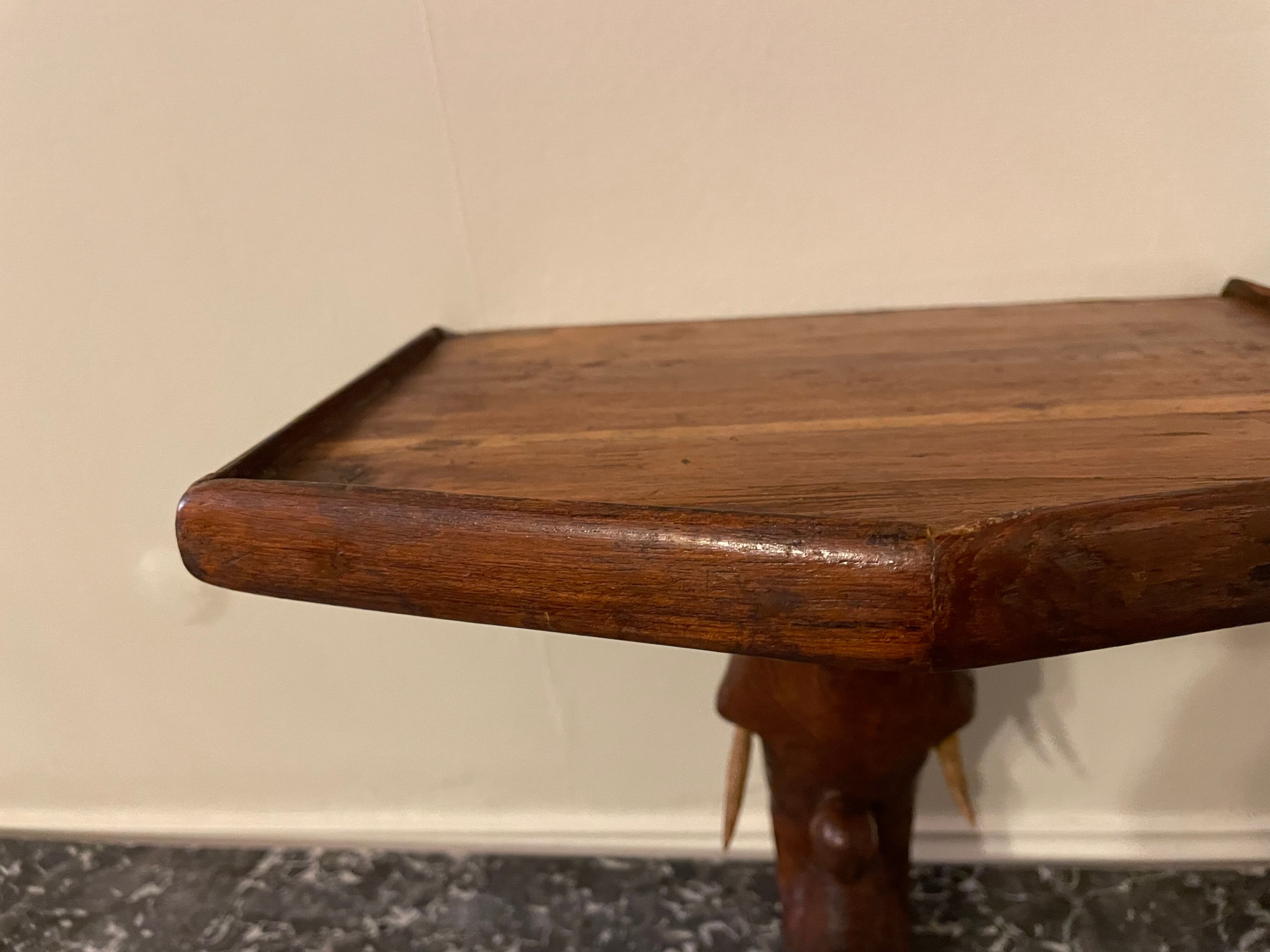 Wall console elephant head