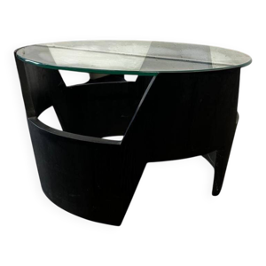 table basse ronde vintage