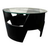 Table basse ronde vintage space age / table basse