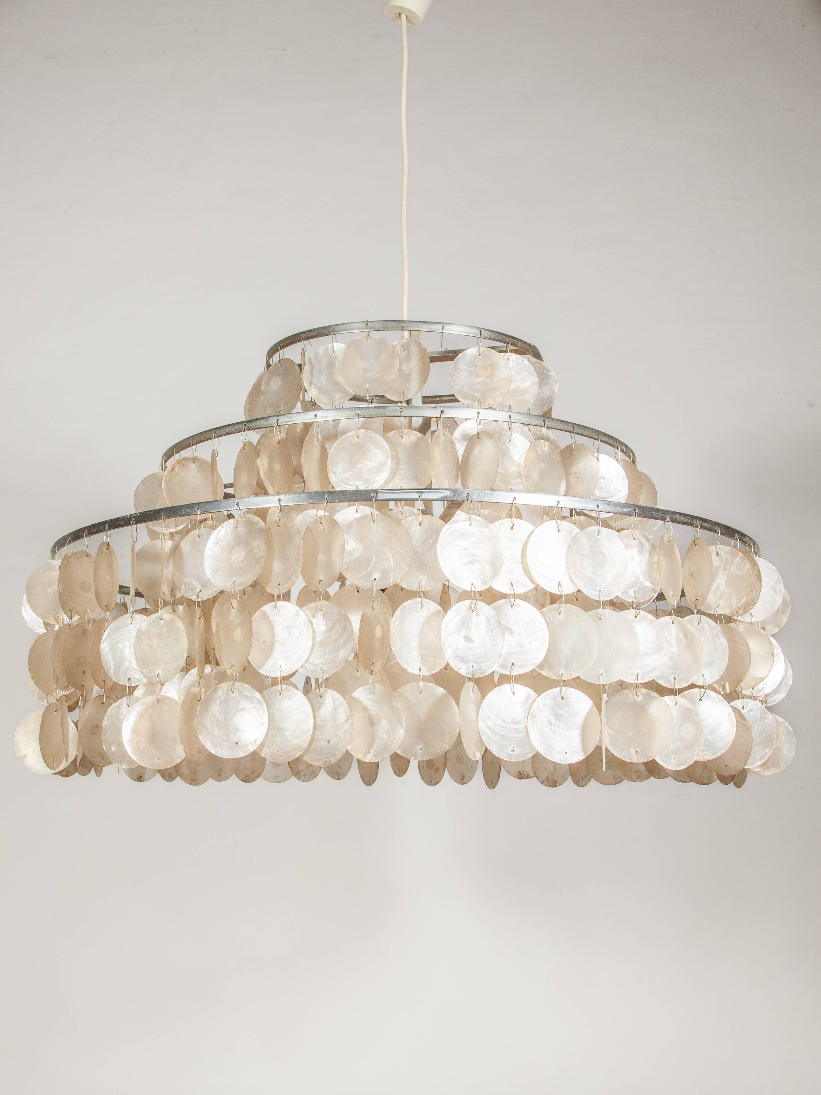 Oswald Vermaercke Sideboard with Black and White Sliding Doors, 1950s for V