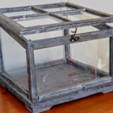 Skated wooden greenhouse