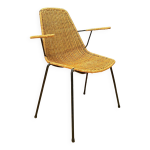 Chair with armrests designed - 1950s