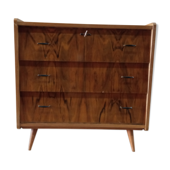 Commode vintage pieds compas