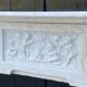 Louis XVI fireplace in Carrara marble