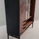 Vintage Brown Display Cabinet, 1970s