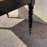 Small bistro table with black legs
