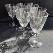 8 wine glasses – Cristallerie de Nancy (1920-1934)