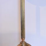 Retro night valet in brass and wood in Neoclassical style