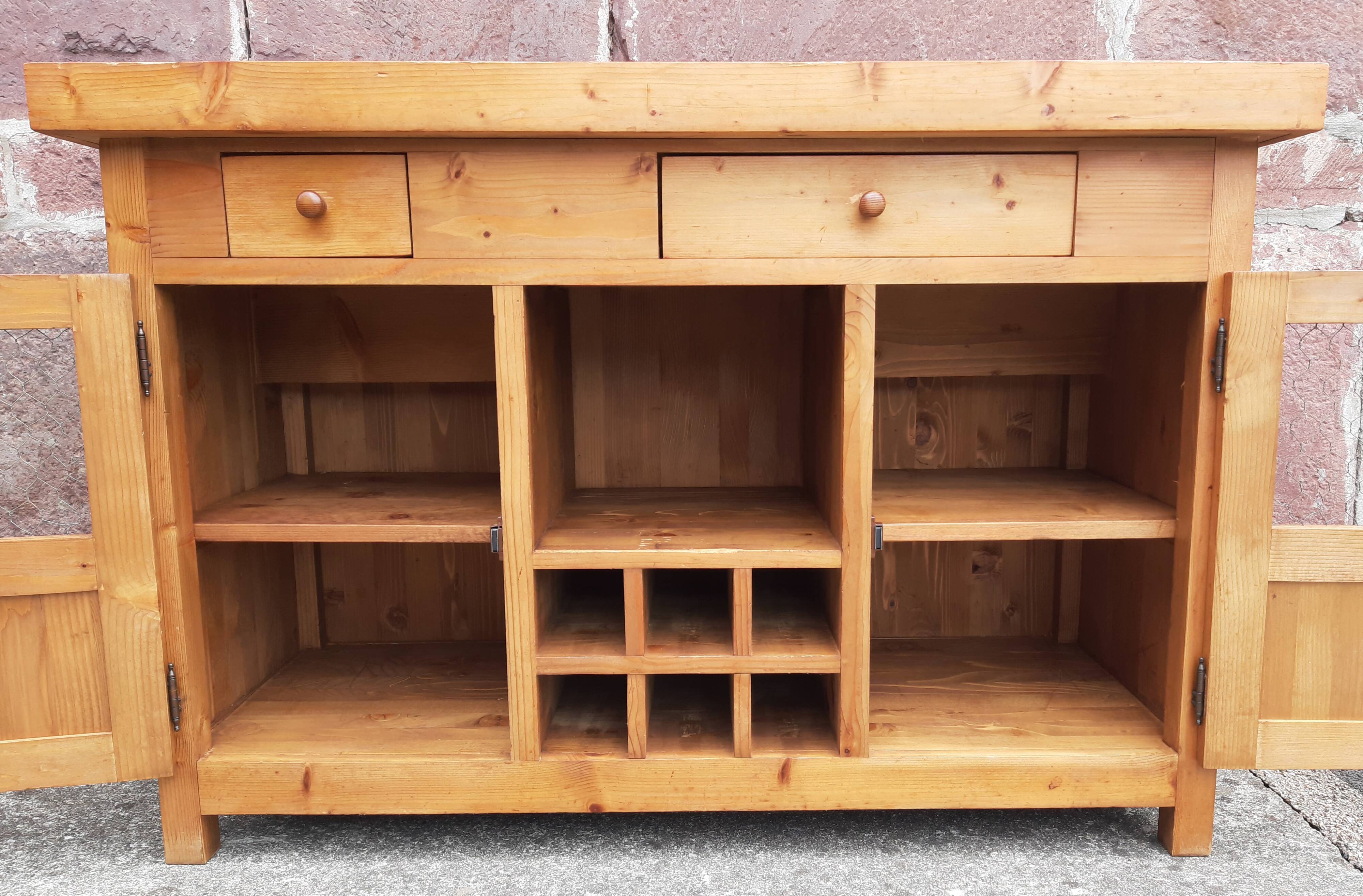 Buffet de cuisine - Billot - Table de boucher