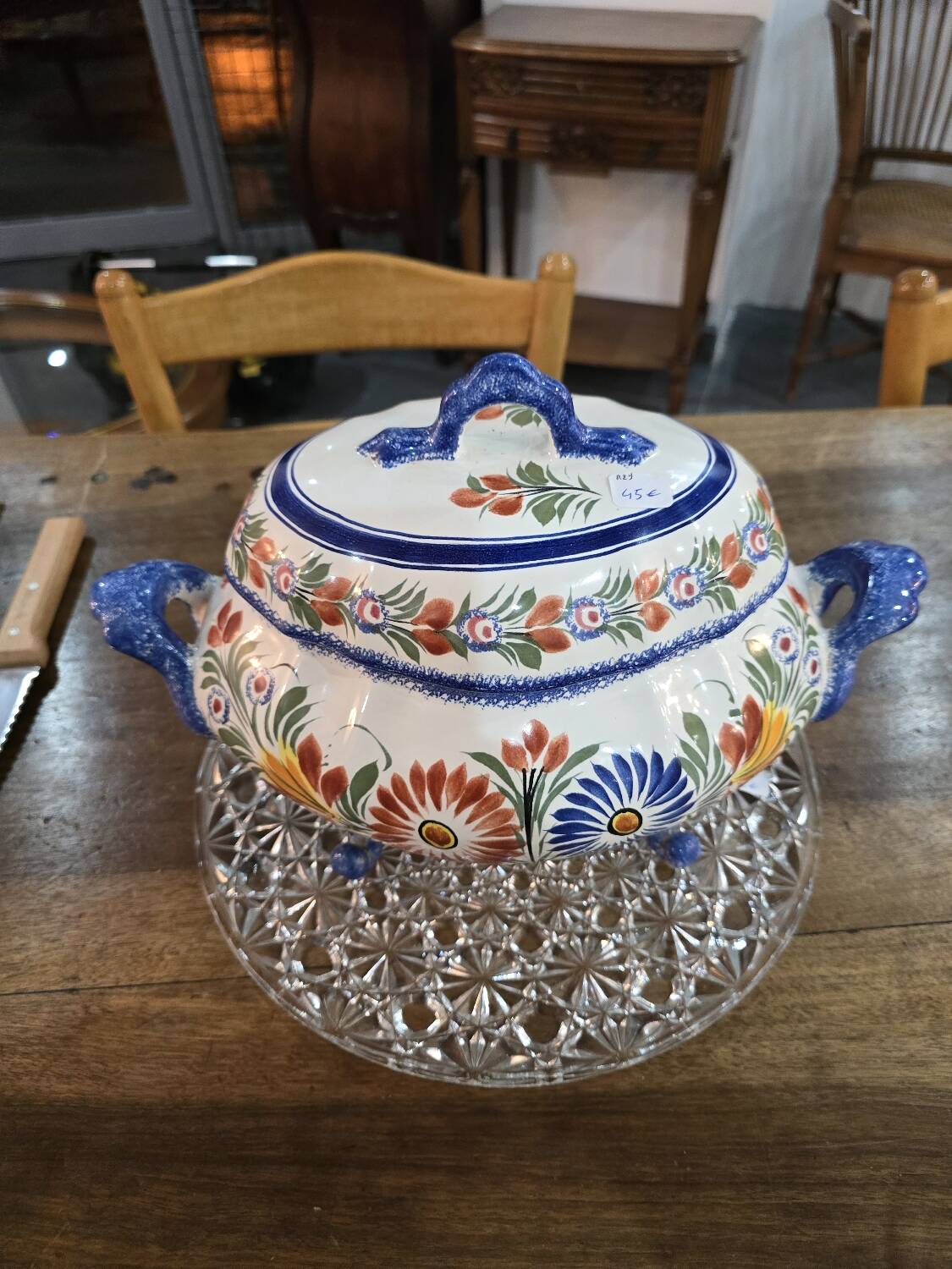 Henriot Quimper soup tureen