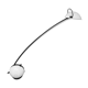Lampe de table blanche des années 1970 « Alina » par Valenti avec boîte, fabriquée en Italie