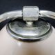 Glass and metal table lamp, Germany, 1930s