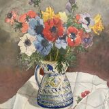 Painting anemones Still Life