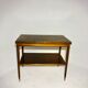 Vintage double folding side table top