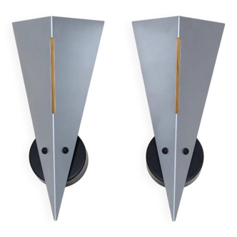 Pair of "Toca" wall lamps by DIJKSTRA, Holland 1980