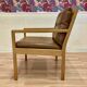 Scandinavian design leather armchair "Bernt Petersen" 1960.