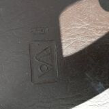 Pair of chairs in brown skaï 70s